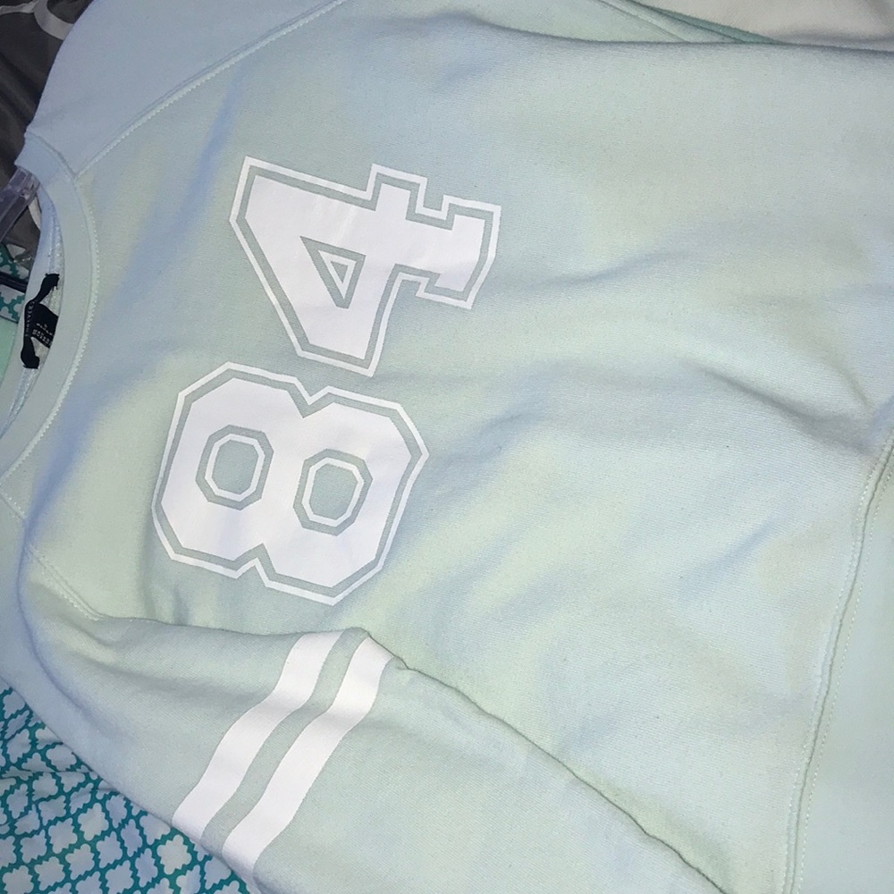 Long sleeve varsity sweatshirt